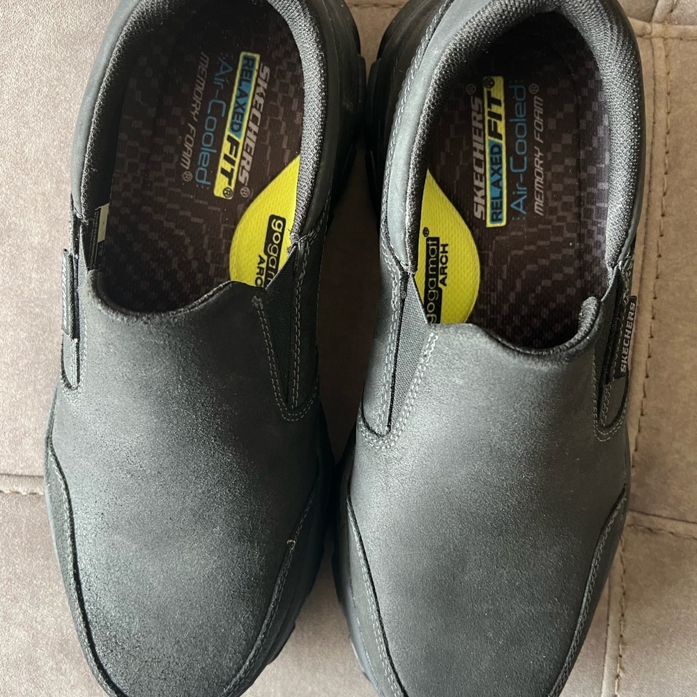 Skechers Black Men's Slip-On Loafers